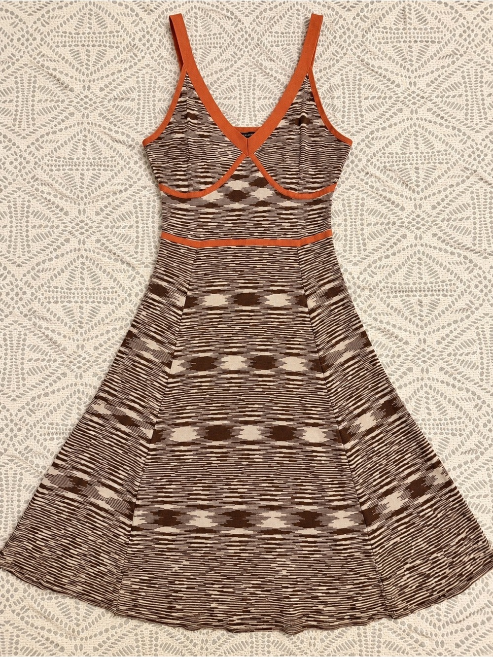 BCBGMAXAZRIA 55% Silk Knit Maxi Dress Y2K – Size M